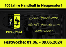 Bericht zur Festwoche: 100 Jahre Handball Neugersdorf – eine Geschichte, die wir gemeinsam Schreiben