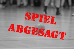 Da waren es nur noch vier… A-Jugendspiel am Sonntag 13:00 Uhr entfällt.